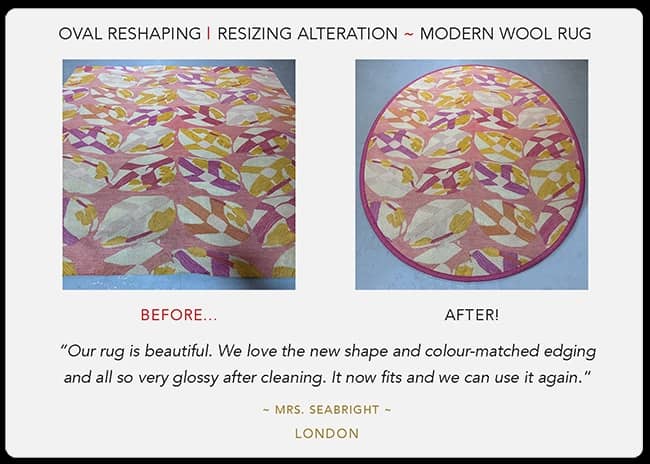 rug resizing and alteration