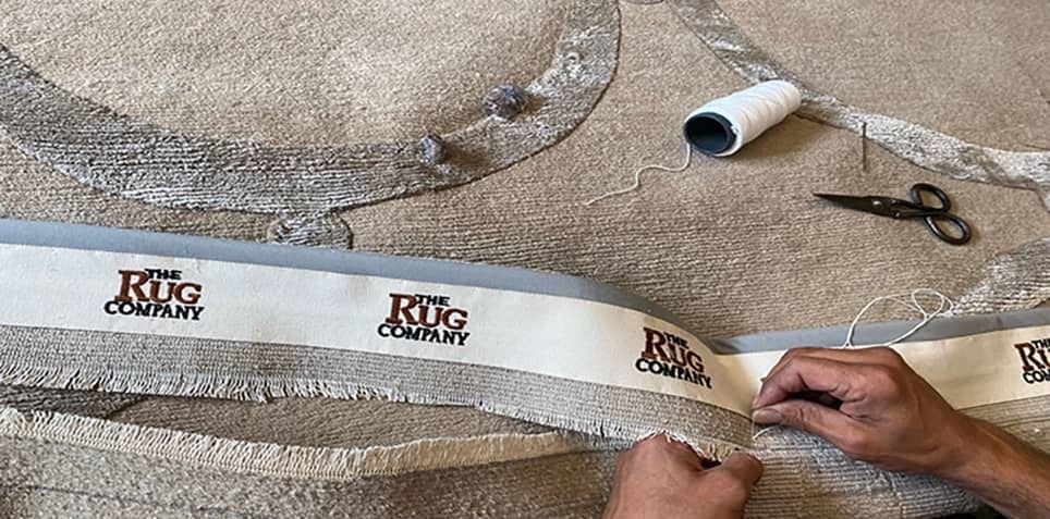 reduce a rug size interior designers London