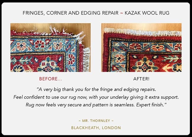 oriental rug repairs oxford