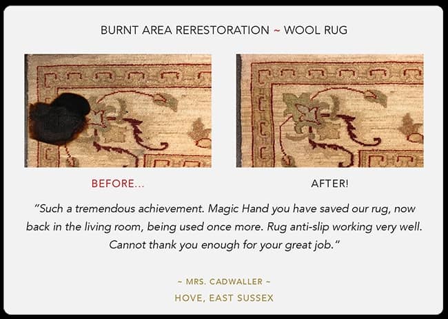 persian rug fringes repair london