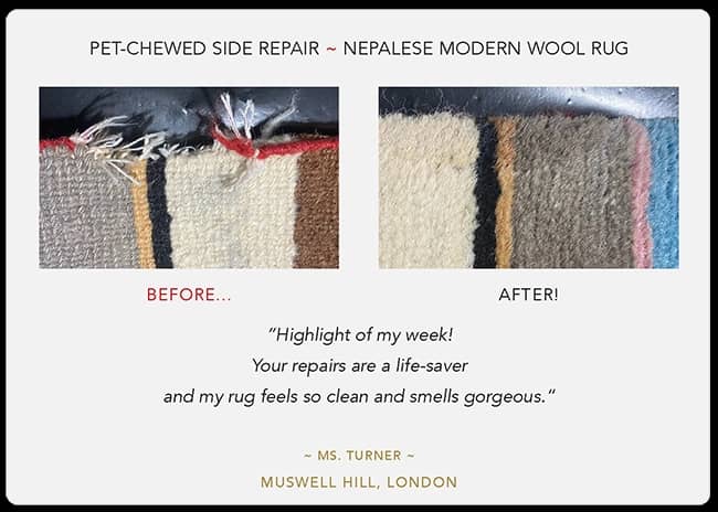 persian rug fringes repairs oxford