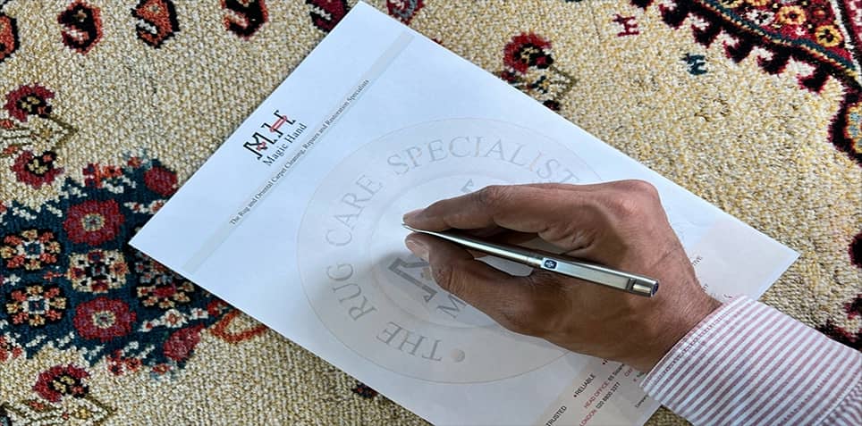 professional rug valuation